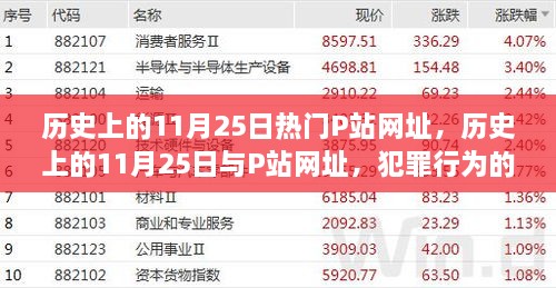 历史上的11月25日与P站网址，犯罪行为的探讨与个人立场观点分析