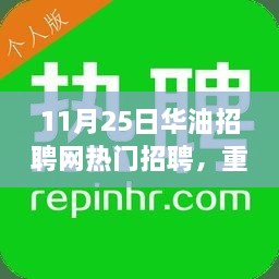 11月25日华油招聘网热门招聘，重磅更新华油招聘网引领科技招聘新潮流，11月25日新功能亮相，体验前所未有的智能招聘之旅！