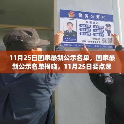 11月25日国家最新公示名单，国家最新公示名单揭晓，11月25日要点深度解读