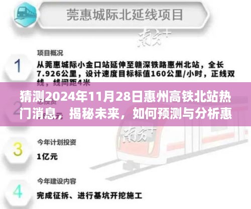 揭秘未来热门消息，惠州高铁北站发展预测与深度分析指南（2024年11月28日版）