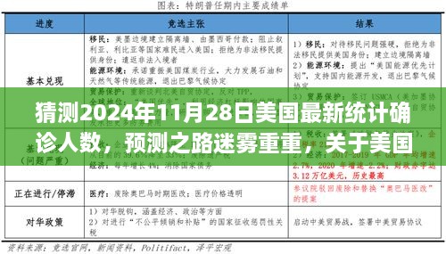 迷雾中的预测，美国未来确诊人数探讨与2024年11月28日猜测数据