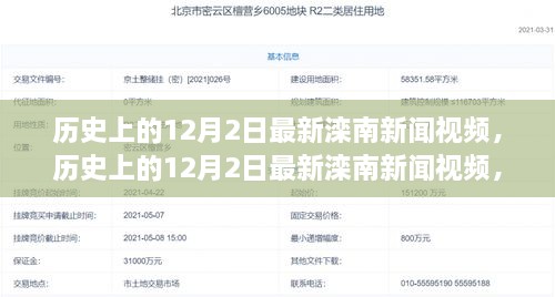 历史上的12月2日滦南新闻视频回顾，特性、体验与竞品对比全面解读