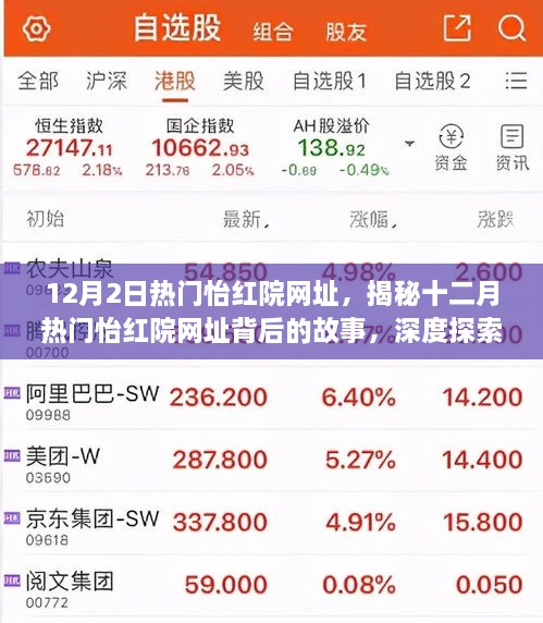 揭秘十二月热门怡红院网址背后的犯罪故事与深度探索