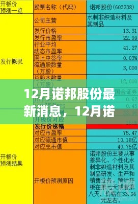 诺邦股份前沿动态与业务增长深度解析，最新消息一览（十二月版）