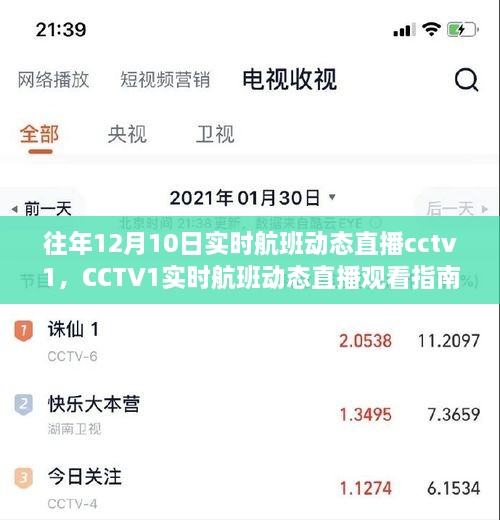 CCTV1实时航班动态直播指南，轻松追踪航班动态，初学者友好教程