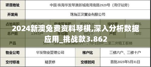 2024新澳兔费资料琴棋,深入分析数据应用_挑战款3.862