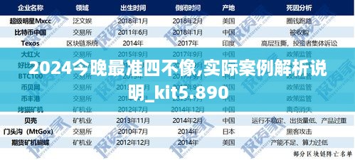 2024今晚最准四不像,实际案例解析说明_kit5.890