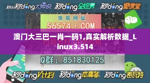 澳门大三巴一肖一码1,真实解析数据_Linux3.514