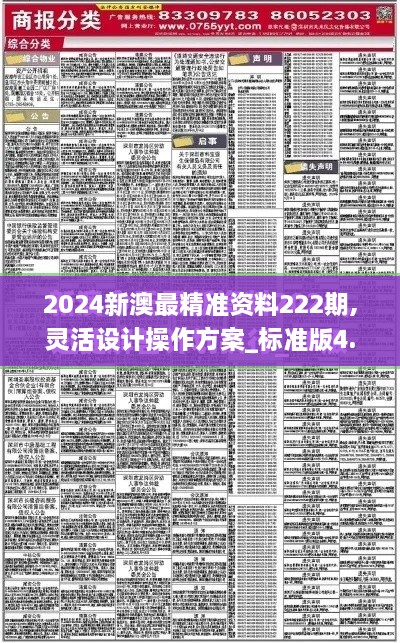 2024新澳最精准资料222期,灵活设计操作方案_标准版4.120