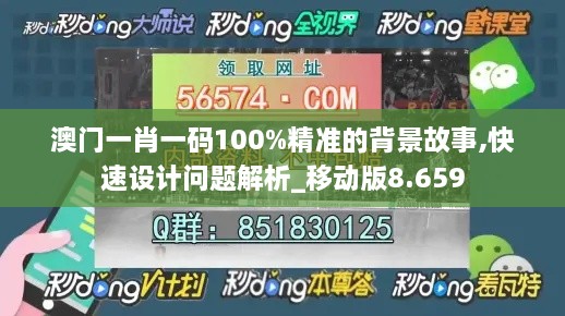 澳门一肖一码100%精准的背景故事,快速设计问题解析_移动版8.659