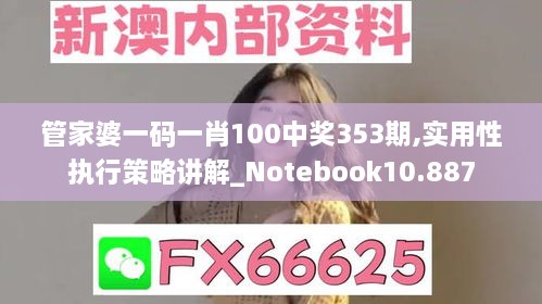 管家婆一码一肖100中奖353期,实用性执行策略讲解_Notebook10.887