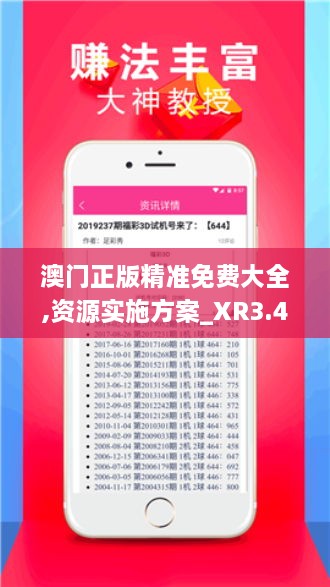 澳门正版精准免费大全,资源实施方案_XR3.421