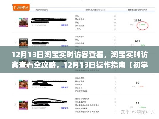 淘宝实时访客查看全攻略，12月13日操作指南（适合初学者与进阶用户）