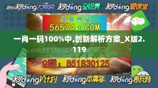 一肖一码100%中,创新解析方案_X版2.119