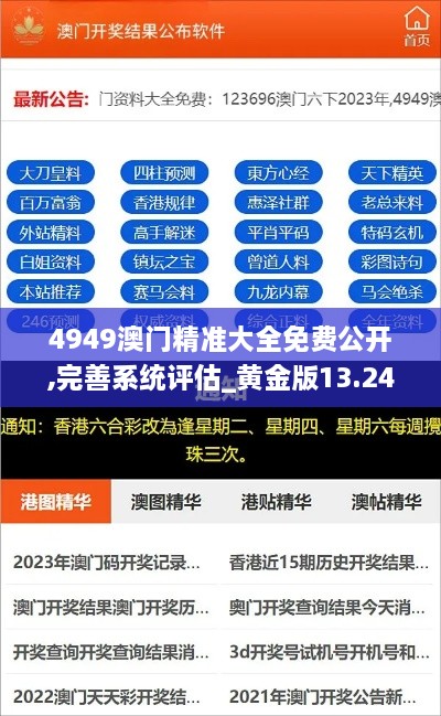 4949澳门精准大全免费公开,完善系统评估_黄金版13.246