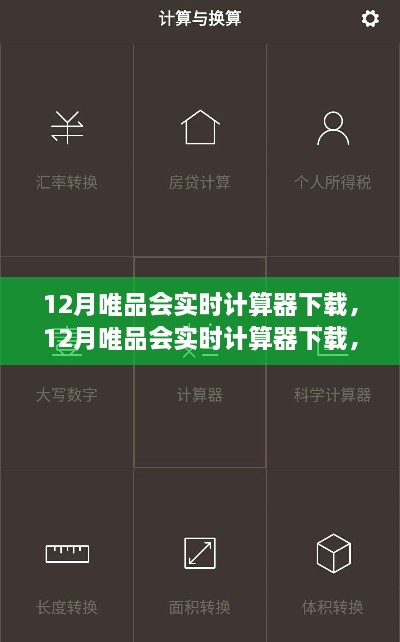 12月唯品会实时计算器下载，利弊分析与个人看法