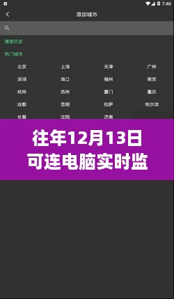 历年12月13日精选，可连电脑实时监视相机全解析与功能展示