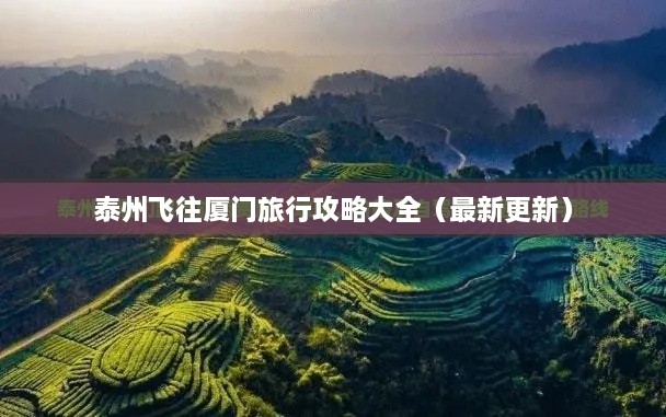 泰州飞往厦门旅行攻略大全（最新更新）