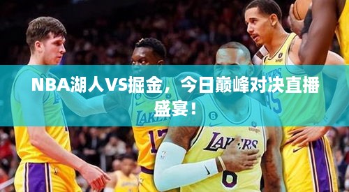 NBA湖人VS掘金，今日巅峰对决直播盛宴！