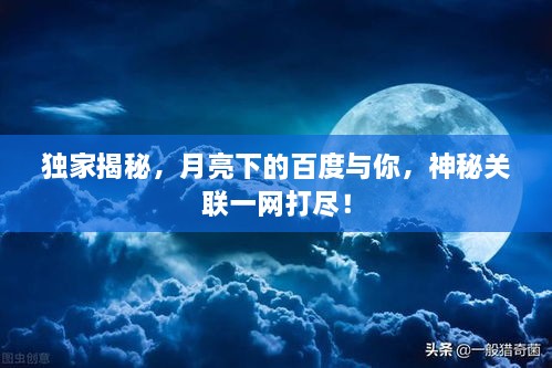 独家揭秘，月亮下的百度与你，神秘关联一网打尽！